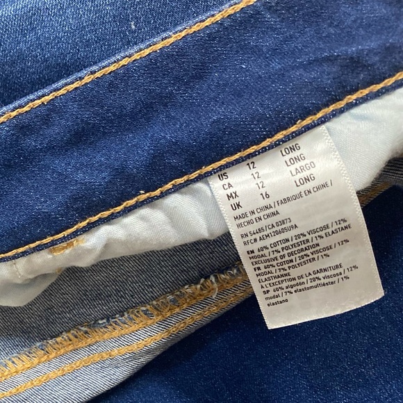 American Eagle Size 12 Long Jeans - Picture 2 of 4